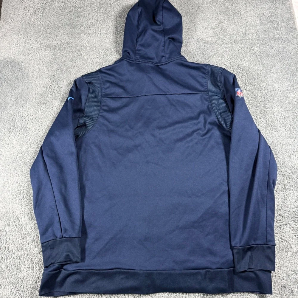Nike Full Zip Hoodie Mens‎ 3XL Navy Blue Tennessee Titans NFL On-Field Dri-FIT